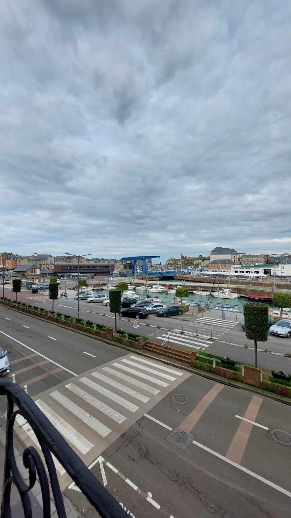 Vue Sur Le Port Studio Le Moussaillon Dieppe Esterno foto